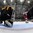 LUCERNE, SWITZERLAND - APRIL 17: Russia's Danil Yurtaikin #13 reacts after a goal against Germany's Mirko Pantkowski #1 during preliminary round action at the 2015 IIHF Ice Hockey U18 World Championship. (Photo by Matt Zambonin/HHOF-IIHF Images)

